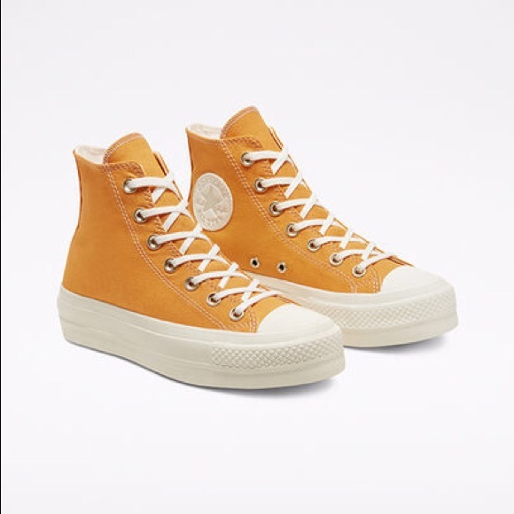 mustard converse platform